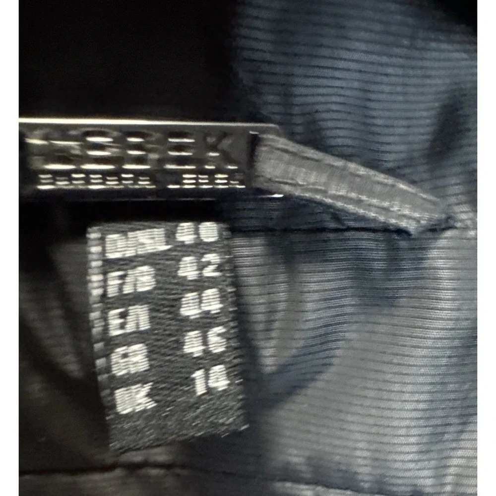 Aquatex By Lebek Jacket Women's SZ 40/US 12 Black Waterproof‎ Windproof
